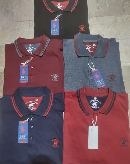 POLO T-SHIRT  100% PURE COTTON ORGANIC JERSEY