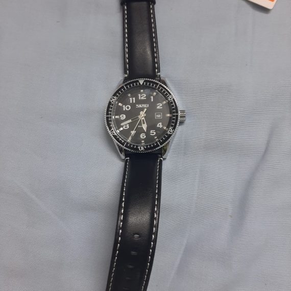 Skmei Original Watch – Black & Silver