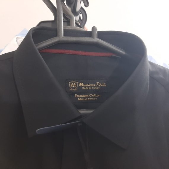 Black Full Sleeves Shirt - Made in Turkey